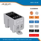 SEP AKN Compact klem, 2 voudig, 2,5-35mm2, CU/AL, zwart