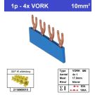 SEP F01004B06 Kam 1f VORK 4p 17,8mm blauw