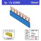 SEP F01007B06 Kam 1f VORK 7p 17,8mm blauw