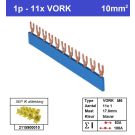 SEP F01011B06 Kam 1f VORK 11p 17,8mm blauw