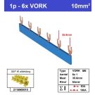 SEP F01106B06 Kam 1f VORK 6p 35,6mm blauw