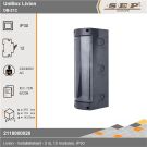 SEP DB groepenkast 2x 6 modulen (b=115mm, h= 375mm, d=143,5mm)