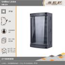 SEP DB groepenkast 2x 12 modulen (b=220mm, h=375mm, d=143,5mm)