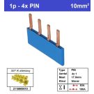 SEP P01004B00 Kam 1f PIN 4p 17,8mm blauw