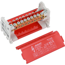 SEP R211/100E verdeelset 100A, 2p, 11x aansl, 500VAC/DC