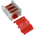 SEP R407/100E verdeelset 100A, 4p, 7x aansl, 500VAC/DC