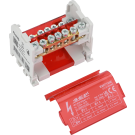 SEP R207/125E verdeelset 125A, 2p, 7x aansl, 500VAC/DC