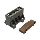 SEP AST16 aansluitverdeelblok 4x16mm2 (bruin)