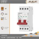 SEP HS18 Last.schak 4p 40Amp, rood, (36mm)