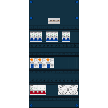 SEP FS40A grp.verd, B36, HS4, 3xALS, 8xINS, C2