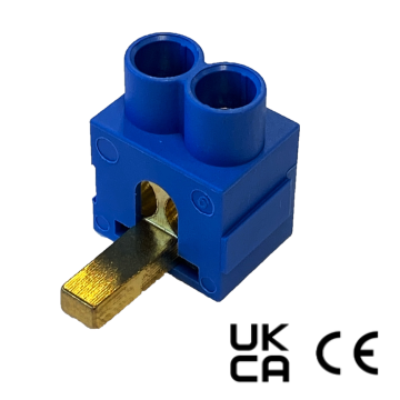 SEP FT2-25-PB aansluitklem, blauw, PIN 2x25mm2