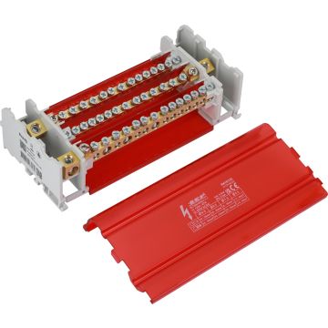 SEP R415/125 verdeelset 125A, 4p, 15x aansl, 690VAC/DC