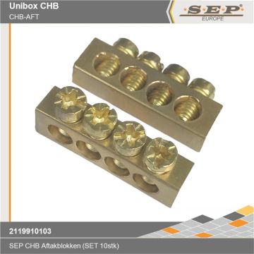 SEP UniBox CHB-AFT - faseblokjes - aansluitblokjes - ongeïsoleerd - details