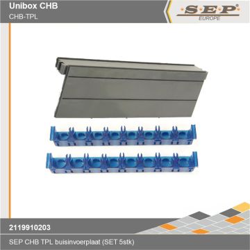 SEP Unibox CHB-TPL - inzetstuk buis 2x8 16/19mm - details