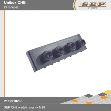 SEP CHB-WI42 - inzetstuk wartel 4xM20 - details