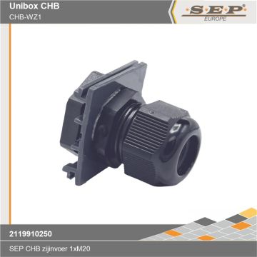 SEP CHB-WZ1 - zijinvoerstuk - 1x wartel M20 - details