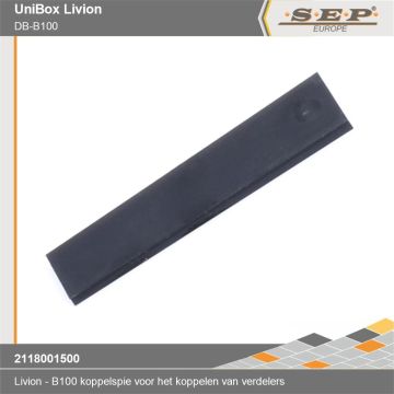 SEP DB-B100 verdeler koppelspie – horizontaal/verticaal koppelen van Livion-DB - technische details