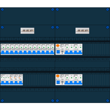 Schotman Elektro B.V. – SEP NOVA –3x ALS 2p, 2x ALS 4p, 12x INS, 4x INS 4p