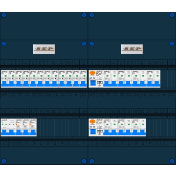 Schotman Elektro B.V. – SEP NOVA –3x ALS 2p, 2x ALS 4p, 12x INS, 7x INS 4p