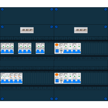 Schotman Elektro B.V. – SEP NOVA –3x ALS 2p, 2x ALS 4p, 8x INS, 4x INS 4p