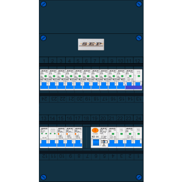 Schotman Elektro B.V. – SEP NOVA – 3x ALS 2p, 1x ALS 4p, 10x INS, 2x INS 4p, kookgroep
