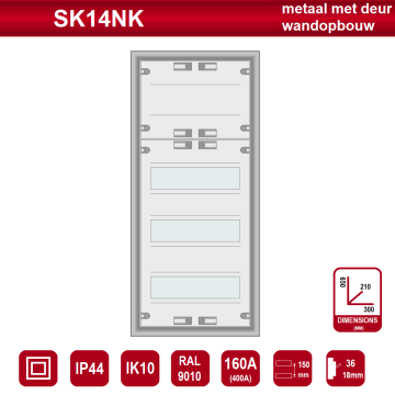 Schotman Elektro B.V. - SEP PRO SK14NK - 36 modulen met klemmenveld