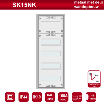 Schotman Elektro B.V. - SEP PRO SK15NK - 48 modulen met klemmenveld