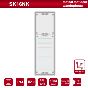 Schotman Elektro B.V. - SEP PRO SK16NK - 48 modulen met klemmenveld