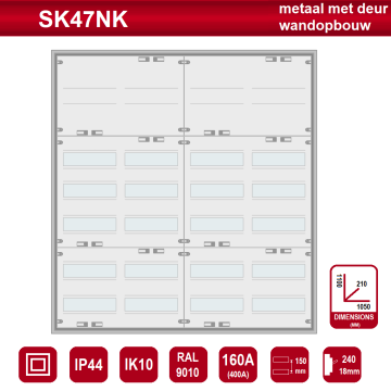 Schotman Elektro B.V. - SEP PRO SK47NK - 240 modulen met klemmenveld