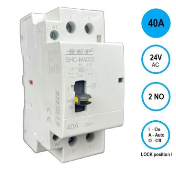 Schotman Elektro B.V. - SEP SHC handbediende magneetschakelaar 40A, 2 maak